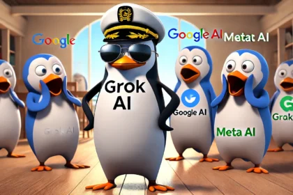 Grok AI, ChatGPT, AI chatbot comparison, xAI, Google AI, Meta AI, AI technology, real-time AI, GPT-4, AI industry trends.