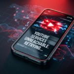 Downdetector graph showing YouTube down outage spike February 17 2026