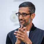 Google stock chart reacting to AI spending news