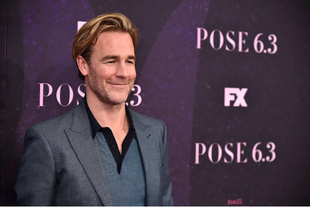James Van Der Beek at Dawson's Creek premiere event