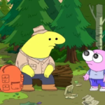 Smiling Friends Charlie Pim animated characters Adult Swim series Zach Hadel Michael Cusack