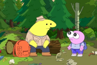 Smiling Friends Charlie Pim animated characters Adult Swim series Zach Hadel Michael Cusack