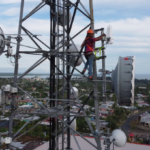 Taara Beam Lightbridge device invisible light free-space optical communication 20Gbps