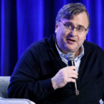 Reid Hoffman speaking about artificial intelligence and productivity