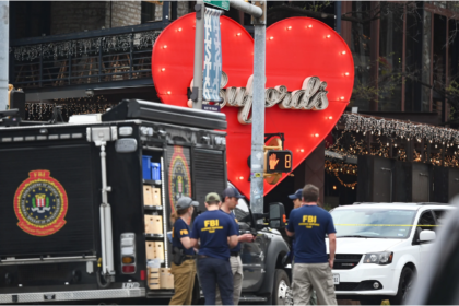 's bar shooting investigation crime scene tape March 1 2026