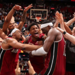 Bam Adebayo 83 points Miami Heat dunk Washington Wizards Kaseya Center March 10 2026 NBA record