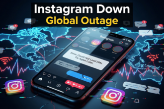 Instagram down March 2026 DM failed to send error screen global outage Downdetector 12000 reports