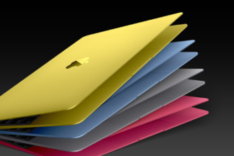 MacBook Neo concept render showing colorful Apple design in green and yellow