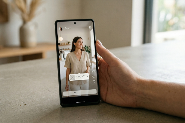 Meta affiliate shopping links interface shown in Instagram Reels creator dashboard