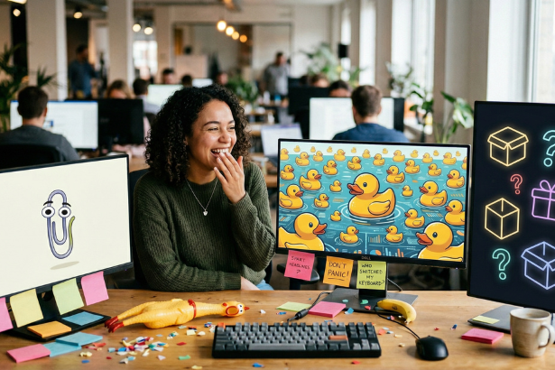 April Fools Day 2026 tech prank concept digital humor