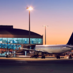 US airports flight disruptions 2026 crowded terminal passengers stranded