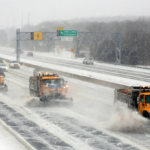 Sierra Nevada winter storm warning Donner Pass snow