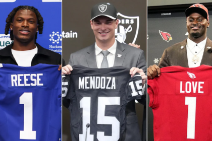 2026 NFL Draft picks grades Fernando Mendoza Raiders No. 1 overall
