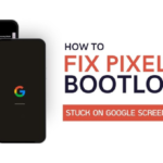 Pixel 9 bootloop error screen Android