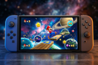 Super Mario Galaxy 2 Switch 2 gameplay space platforming