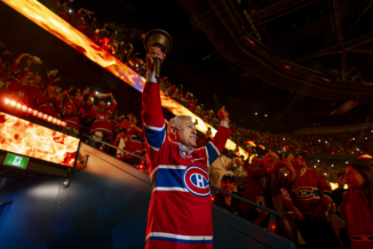 Claude Lemieux death 2026 torchbearer Bell Centre Canadiens Game 3 May 25