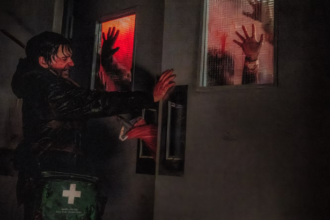 Resident Evil 2026 movie eerie forest scene