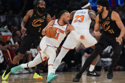 Cavaliers vs Knicks Game 1 2026 Jalen Brunson 38 points overtime Eastern Conference Finals