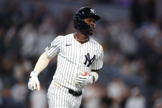Rangers vs Yankees 2026 Jazz Chisholm go-ahead homer bat flip