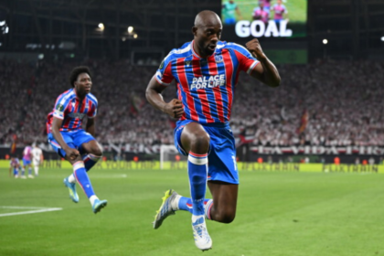 Crystal Palace vs Rayo Vallecano Conference League 2026 Jean-Philippe Mateta trophy Leipzig