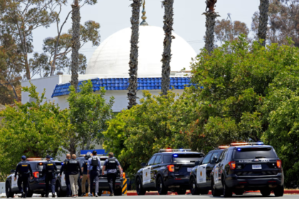 San Diego mosque shooting Islamic Center law enforcement scene May 18 2026