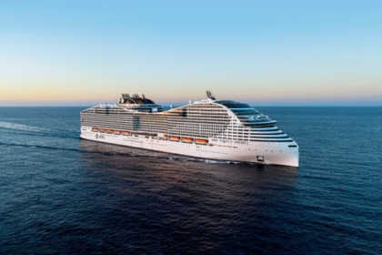 MSC World Asia theme park cruise 2026 flagship Mediterranean debut