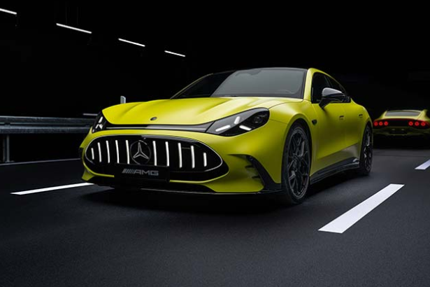 Mercedes-AMG GT four-door coupe EV 2026 GT 63 exterior reveal