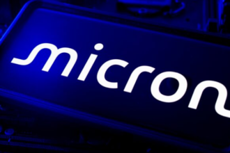 Micron MU stock 2026 18% surge $1 trillion market cap May 26