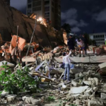 Venezuela earthquake 2026 collapsed building Caracas rescue workers