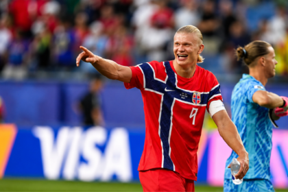 Norway vs Iraq Erling Haaland World Cup debut goal 29 minutes Gillette Stadium 2026