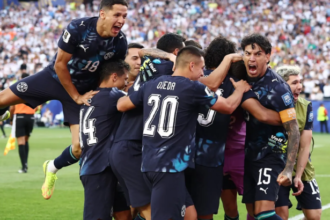 Paraguay vs Germany 2026 penalty shootout celebration World Cup upset