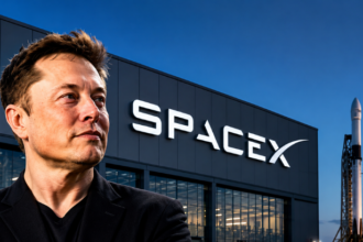 SpaceX IPO trading on Nasdaq exchange