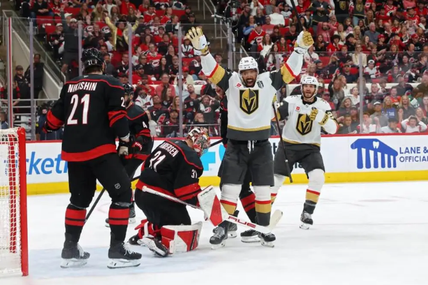 Golden Knights vs Hurricanes Tomas Hertl game-winning goal Stanley Cup Final Game 1 2026