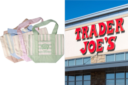 Trader Joe's tote bag 2026 striped mini canvas pastel colors June 17 release