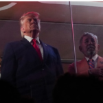 Trump at NBA Finals 2026 Madison Square Garden Game 3 box seat Knicks Spurs June 8