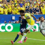 Scotland vs Brazil 2026 Vinicius Junior goal celebration Miami