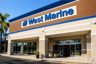West Marine bankruptcy 2026 store exterior Chapter 11 59 stores closing restructuring