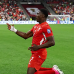 Algeria vs Switzerland 2026 Breel Embolo goal 10th minute knee slide celebration