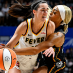 Indiana Fever vs Connecticut Sun: Caitlin Clark celebrates after leading the Fever to victory at Gainbridge Fieldhouse