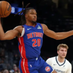 Chaz Lanier Detroit Pistons 2026 eight three-pointers Knicks Summer League Las Vegas
