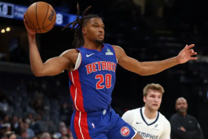 Chaz Lanier Detroit Pistons 2026 eight three-pointers Knicks Summer League Las Vegas