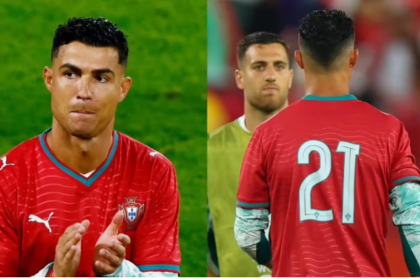 Diogo Jota Portugal tribute World Cup 2026 Cristiano Ronaldo No 21 jersey tears