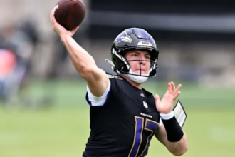 Diego Pavia Ravens cut before training camp 2026 Heisman finalist released