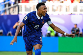 France vs Morocco 2026 Kylian Mbappe 60th minute goal 20th World Cup career Boston