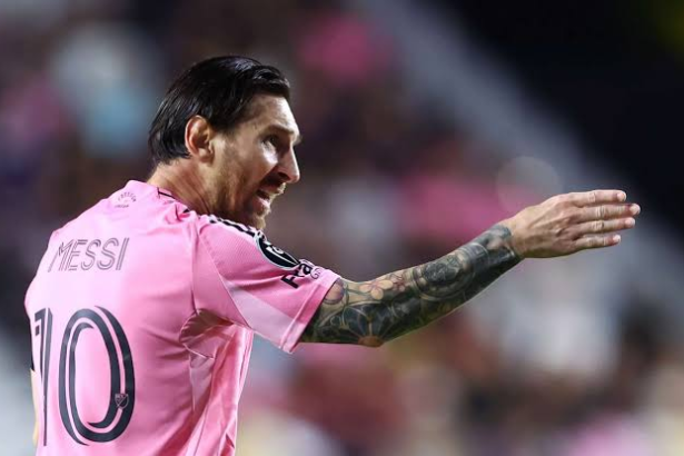 Inter Miami vs Chicago Fire: Lionel Messi celebrates after Inter Miami's 3-2 MLS victory
