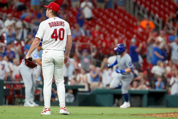 Cubs vs Cardinals Nico Hoerner 4 hits home run 4 RBI July 27 2026