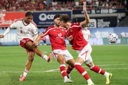 Liverpool vs Wrexham Rio Ngumoha goal Yankee Stadium July 29 2026
