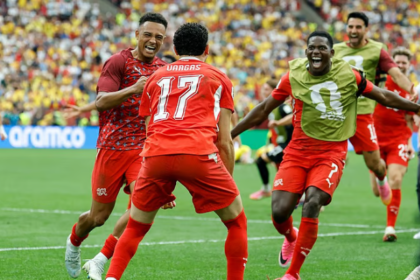 Colombia vs Switzerland 2026 Rubén Vargas winning penalty shootout Vancouver