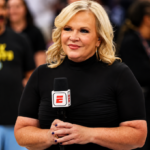 Holly Rowe Caitlin Clark Toronto WNBA game emotional moment