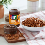 Jif peanut butter branding refresh on new packaging
